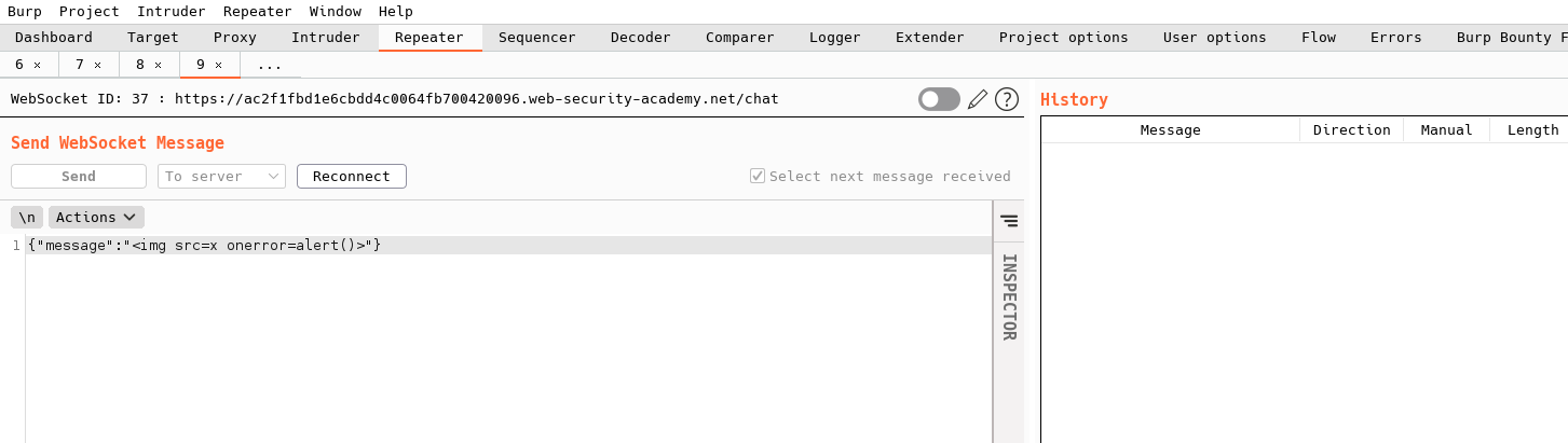 WebSocket Intercept